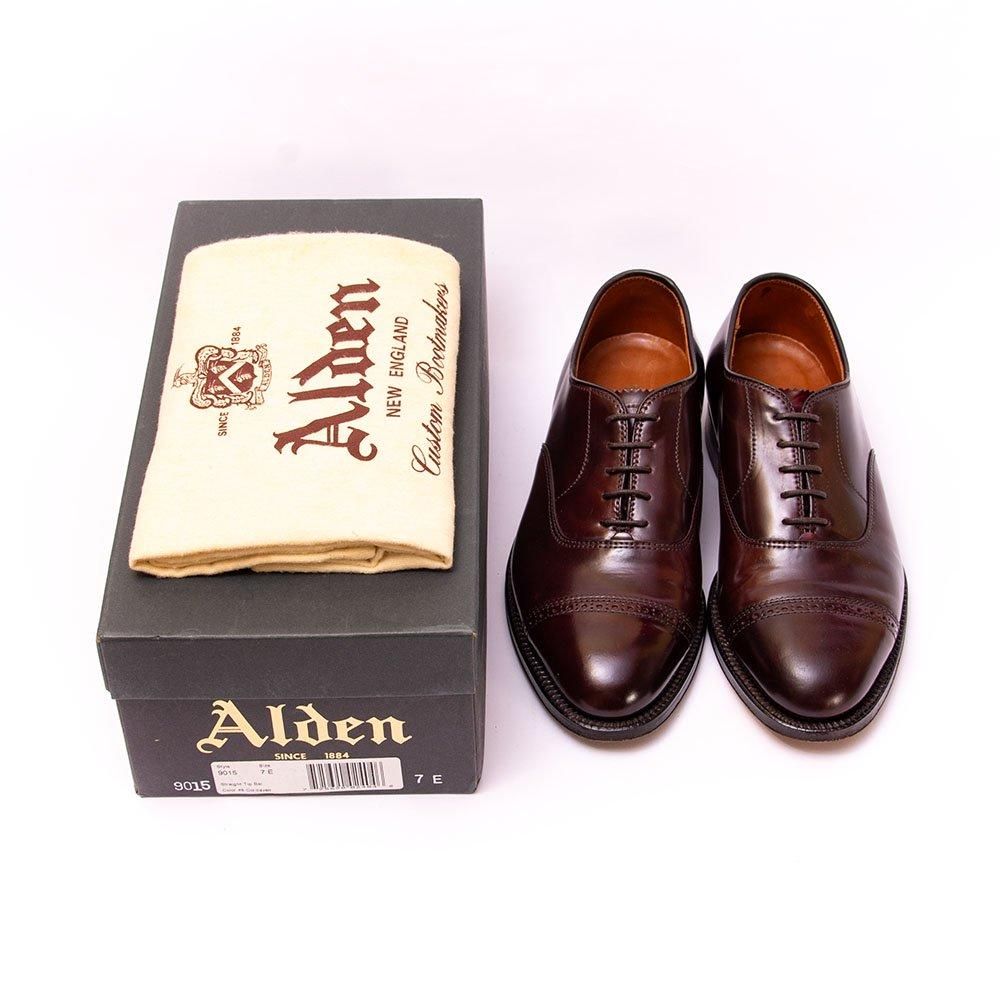 オールデン 9015 パンチドキャップ コードバン バーガンディ