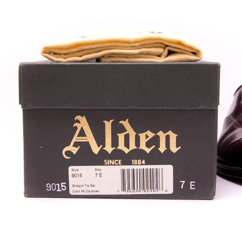 オールデン 9015 パンチドキャップ コードバン バーガンディ