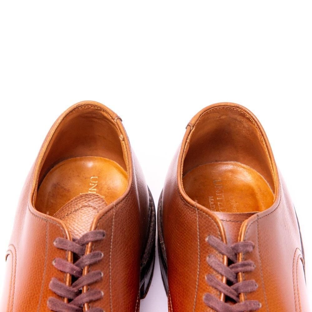 Alden モディファイドラスト キャップドパンチトゥ　マテリオ別注 オールデン 5684 パンチドキャップトゥ ブラウン アルパイン
