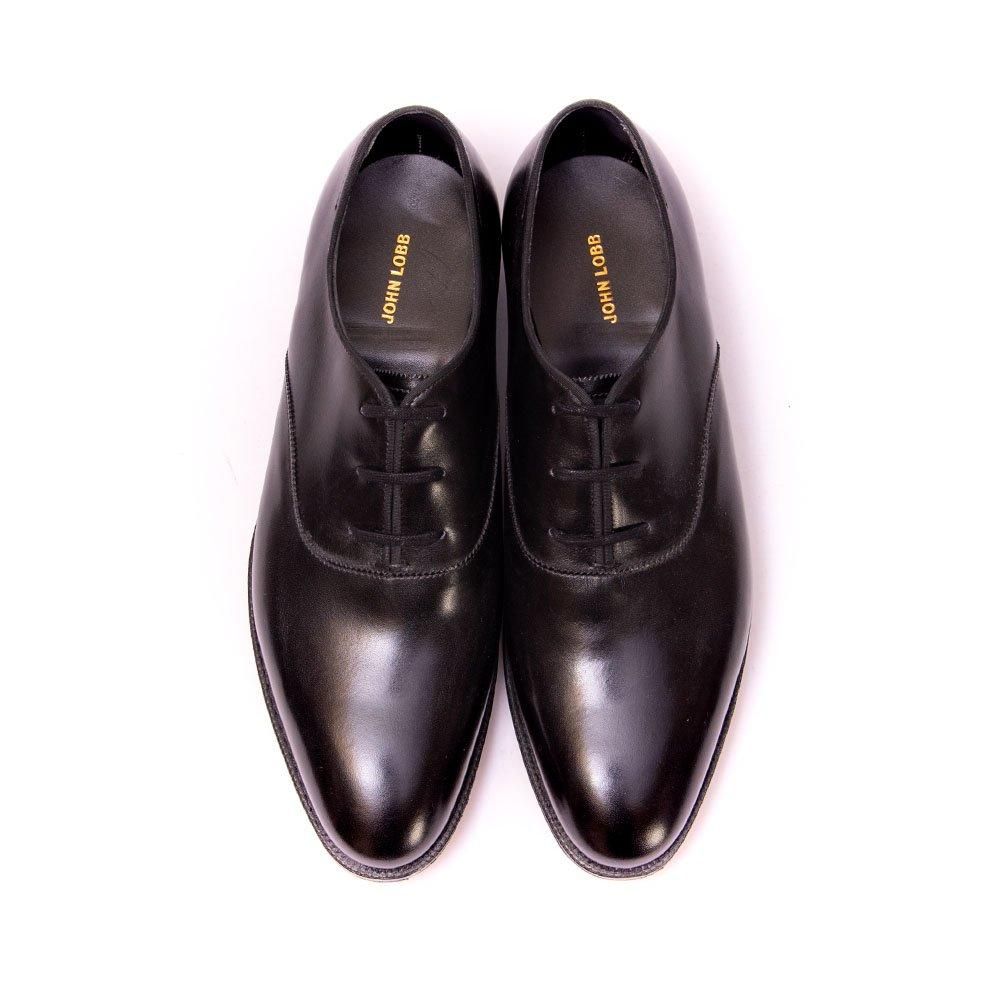 JOHN LOBB◇ジョンロブ◇内羽根キャップトゥシューズ◇ブラック◇格安出品 JOHN LOBBジョンロブ内羽根キャップトゥシューズブラック格安出品