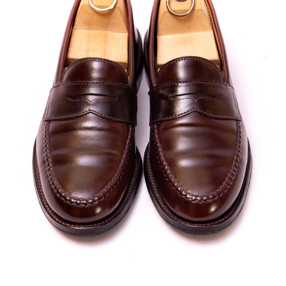 オールデン 99162 コインローファー コードバン バーガンディ 一部訳