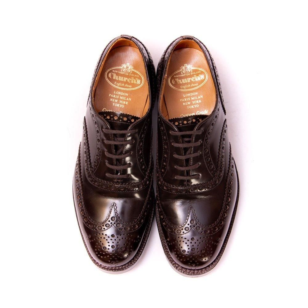 チャーチ BURWOOD R / バーウッド ウイングチップレザーシューズ70F BURWOOD/バーウッド(レザーソール/ポリッシュドバインダーカーフ