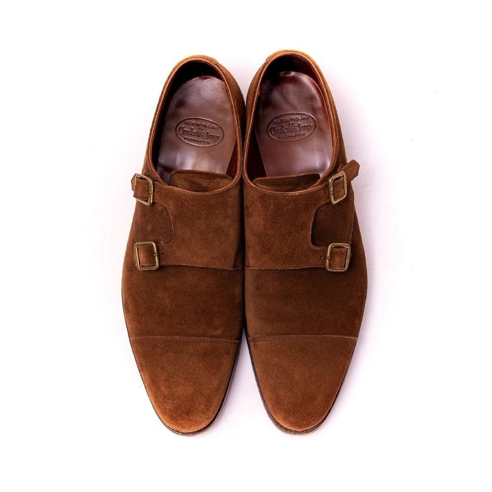 Crockett&Jones ダブルモンク REPTON サイズ7.5D