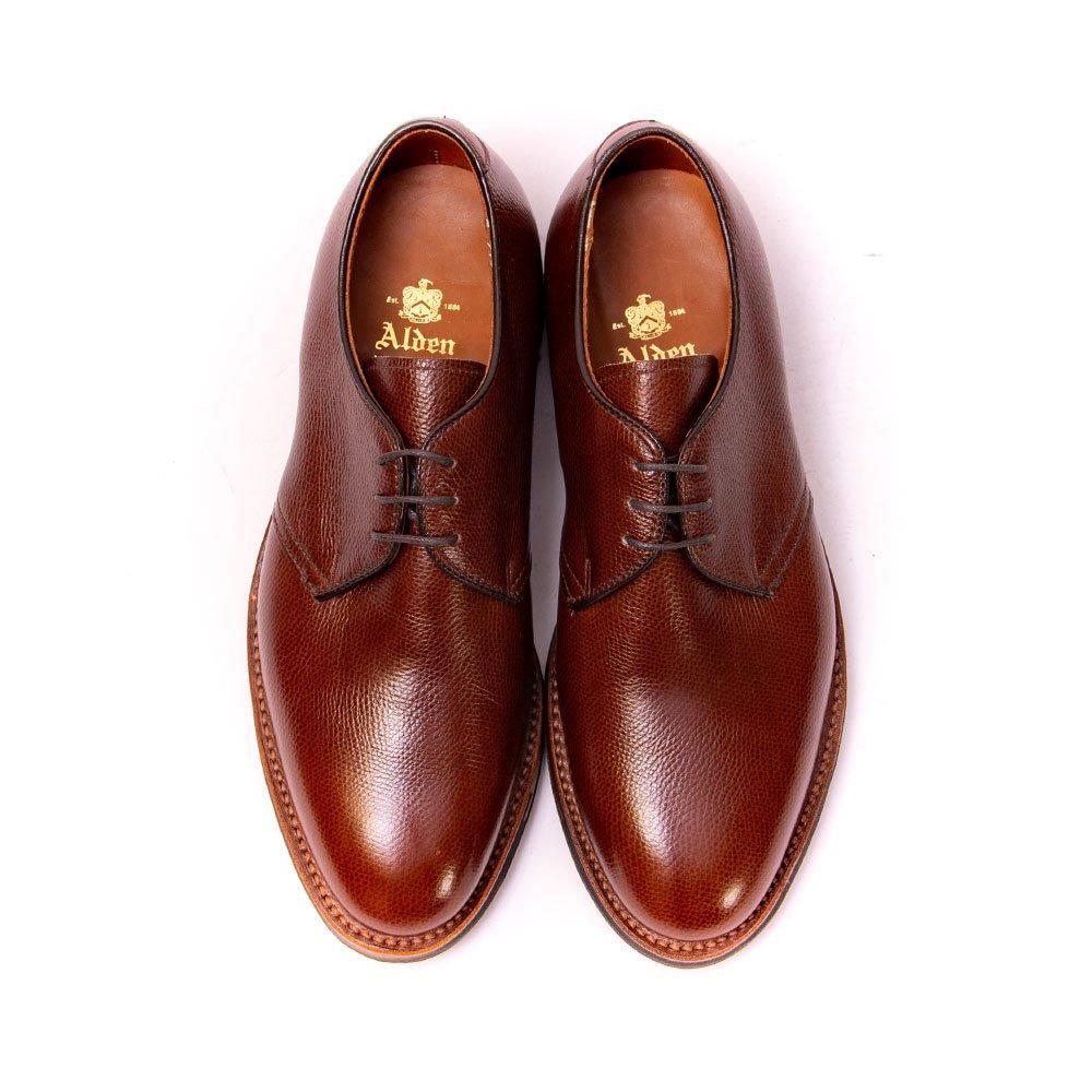 新品 Alden グレインレザー US8.5D 942C ブラウン Alden 新品 オールデン グレインレザー 942C US9D Alden ブラウン