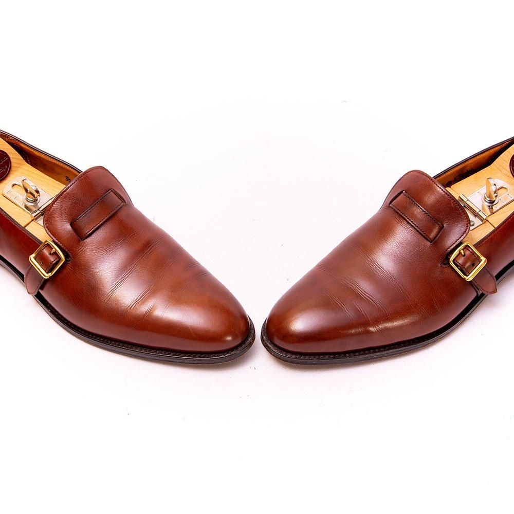ジョンロブDELANO デラーノ　未使用品　元祖　オリジナル　4098ラスト JOHN LOBB 良品 ジョンロブ UK6.5E モンクストラップ DELANO 4098