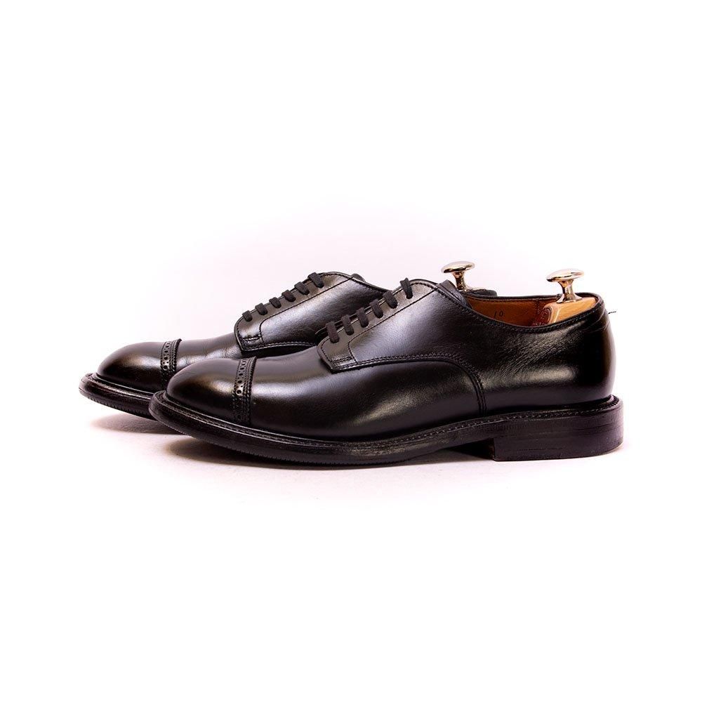 極美品 着用数回 Alden オールデン 990 cordovan コードバン 着用数回】極上！ALDEN 990コードバン プレーントゥ 7.5D 付属