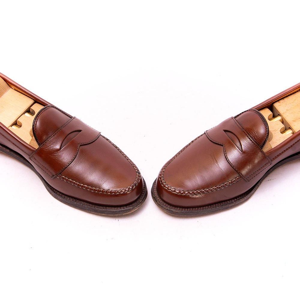 オールデン 6715 コインローファー ブラウン 旧ロゴ サイズ7D - 中古