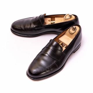 【未使用】CROCKETT&JONES 9E ローファー クロケット 革靴 CROCKETT＆JONES クロケット＆ジョーンズ バタフライ ローファー