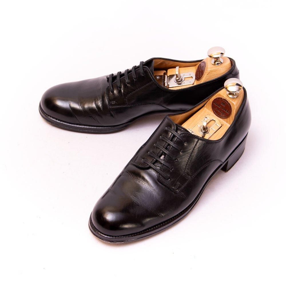 レユッカス Y30019 プレーントゥ ブラック KARENA サイズ38.5 - 中古