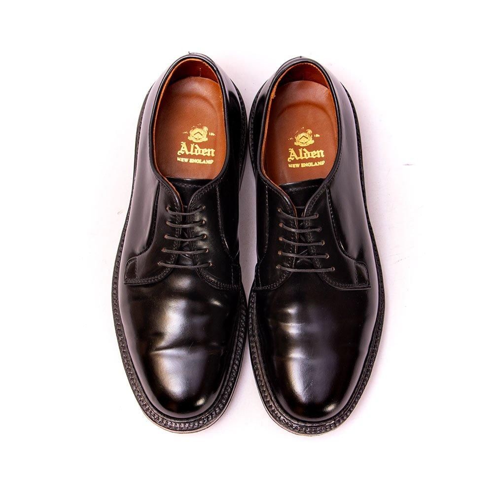 オールデン 9901 プレーントゥ コードバン ブラック サイズ5.5D - 中古