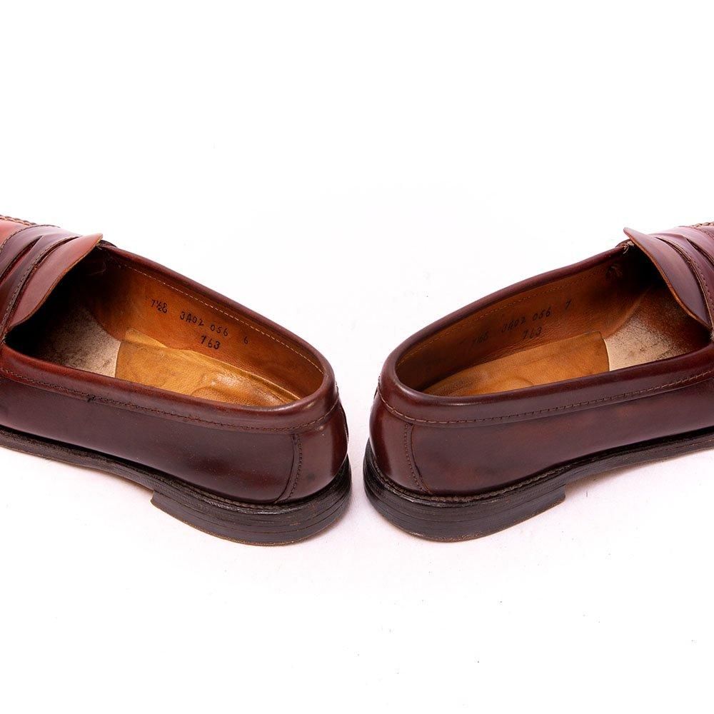 Brooks Brothers(Alden製) コードバン コインローファー オールデンXブルックスブラザーズ アンラインドコードバン