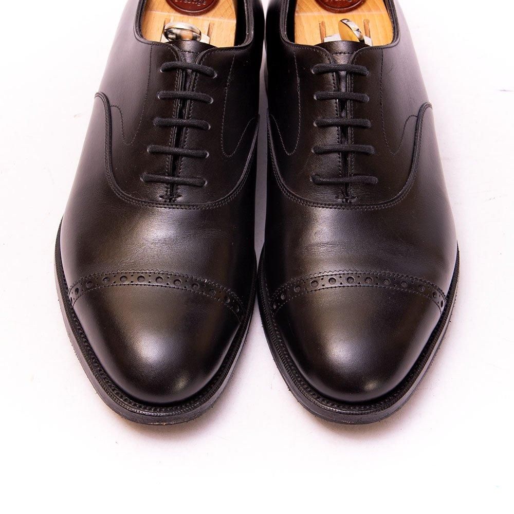 エドワードグリーン BERKELEY(バークレー) パンチドキャップ ブラック