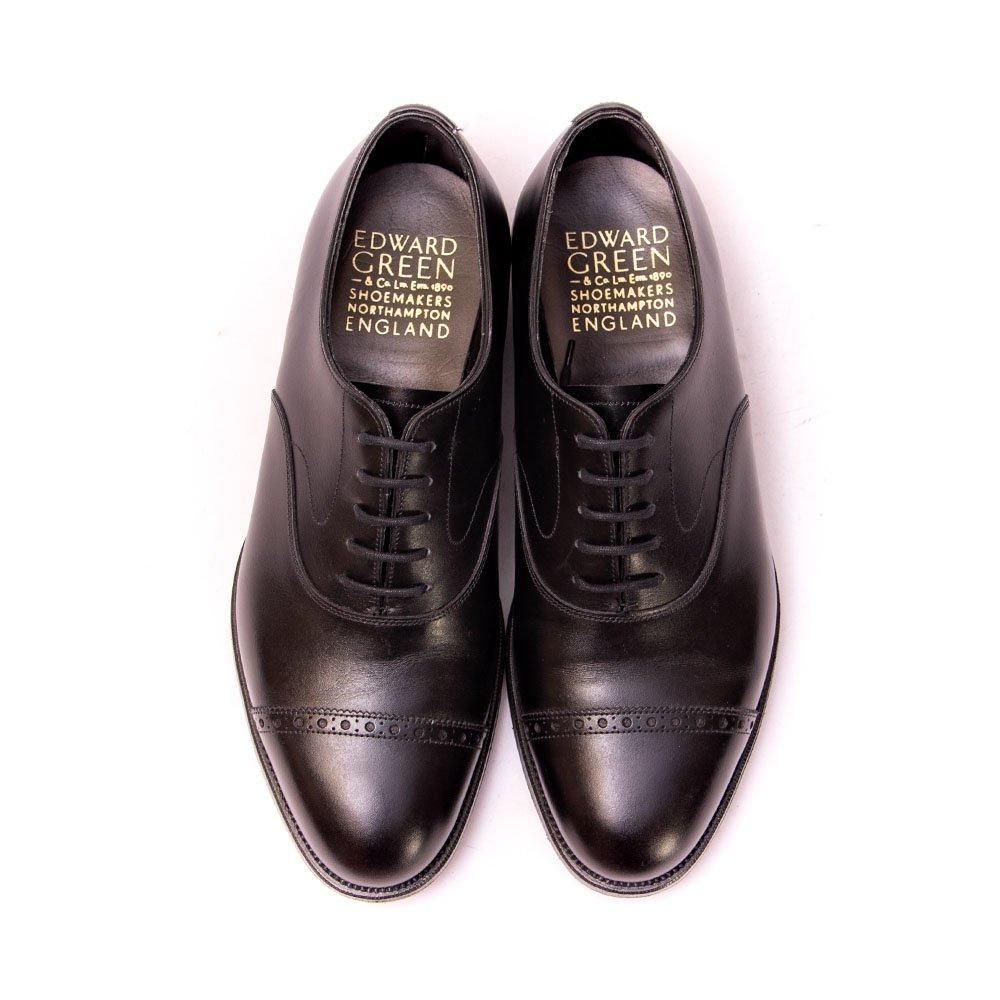 エドワードグリーン BERKELEY(バークレー) パンチドキャップ ブラック