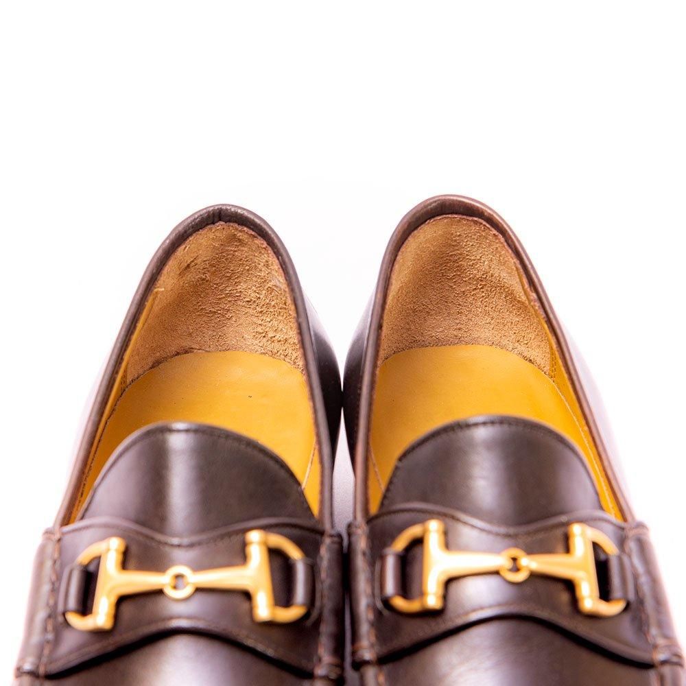 【美品】エンツォ・ボナフェ 8 ダークブラウン ローファー エンツォボナフェ ビットローファー ダークブラウン BEAMS F(ビームス