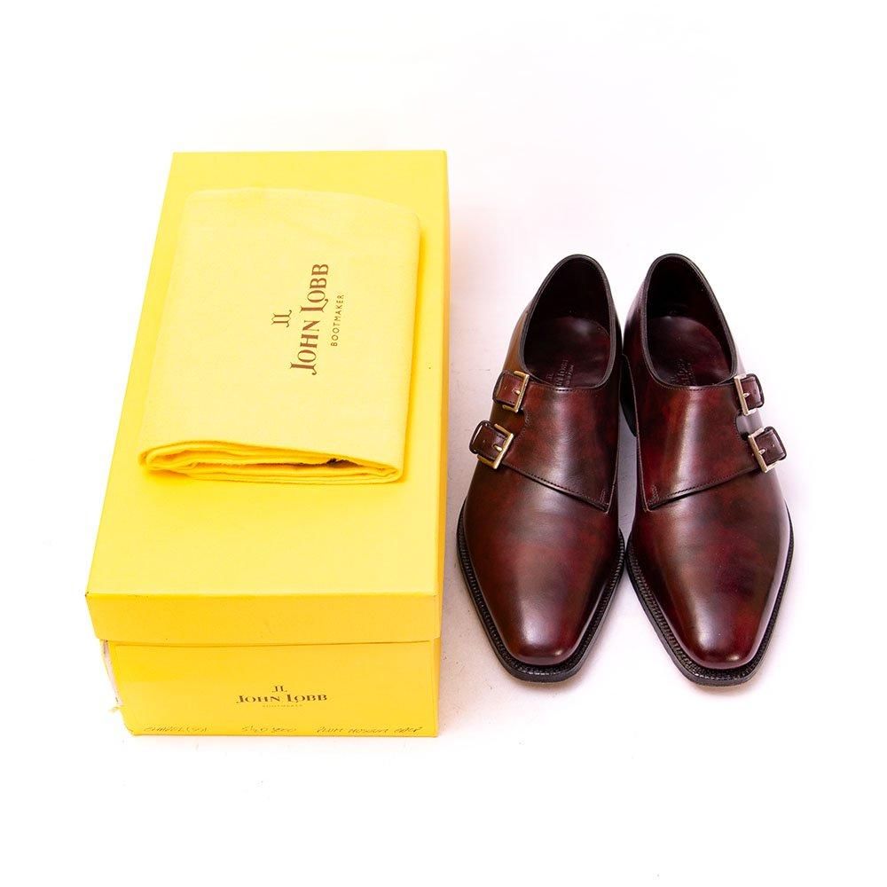 ジョンロブ　John Lobbチャペル　Chapelプラム　6 1/2 E ジョンロブ John Lobbチャペル Chapelプラム 6 1/2 E - メルカリ