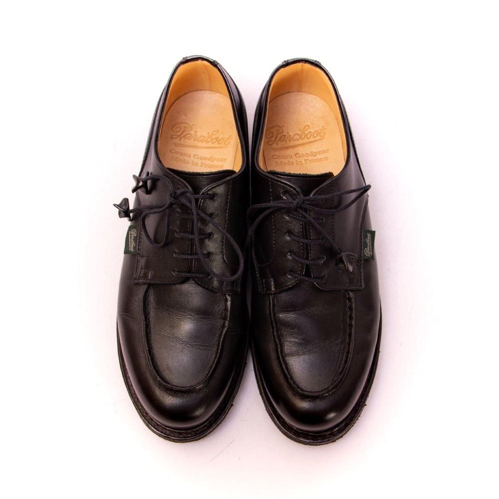 パラブーツ CHAMBORD(シャンボード) Uチップ ブラック レディース