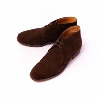 CrockettJones/ローファー/BOSTON/ブラウンスエード　UK7 美品☆クロケット&ジョーンズ 7E【☆ボストン/BOSTON/コイン