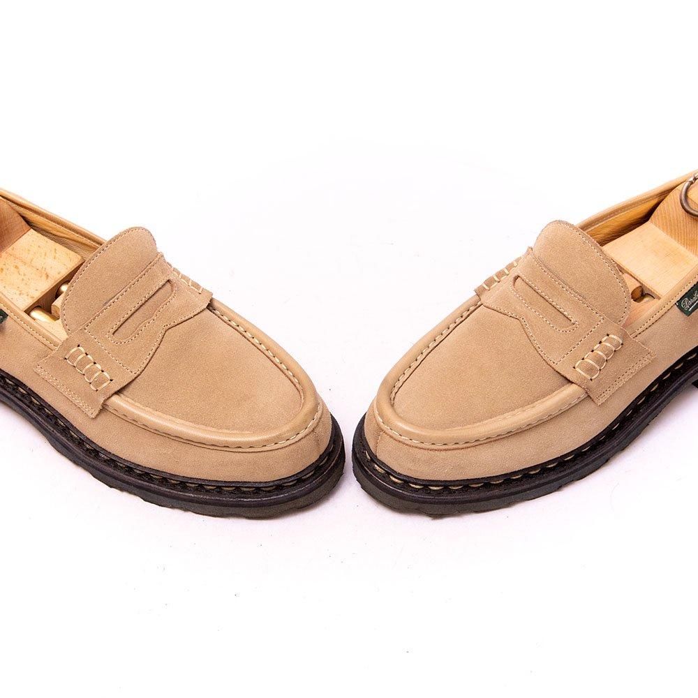 パラブーツ REIMS(ランス)コインローファー ベージュ スエード