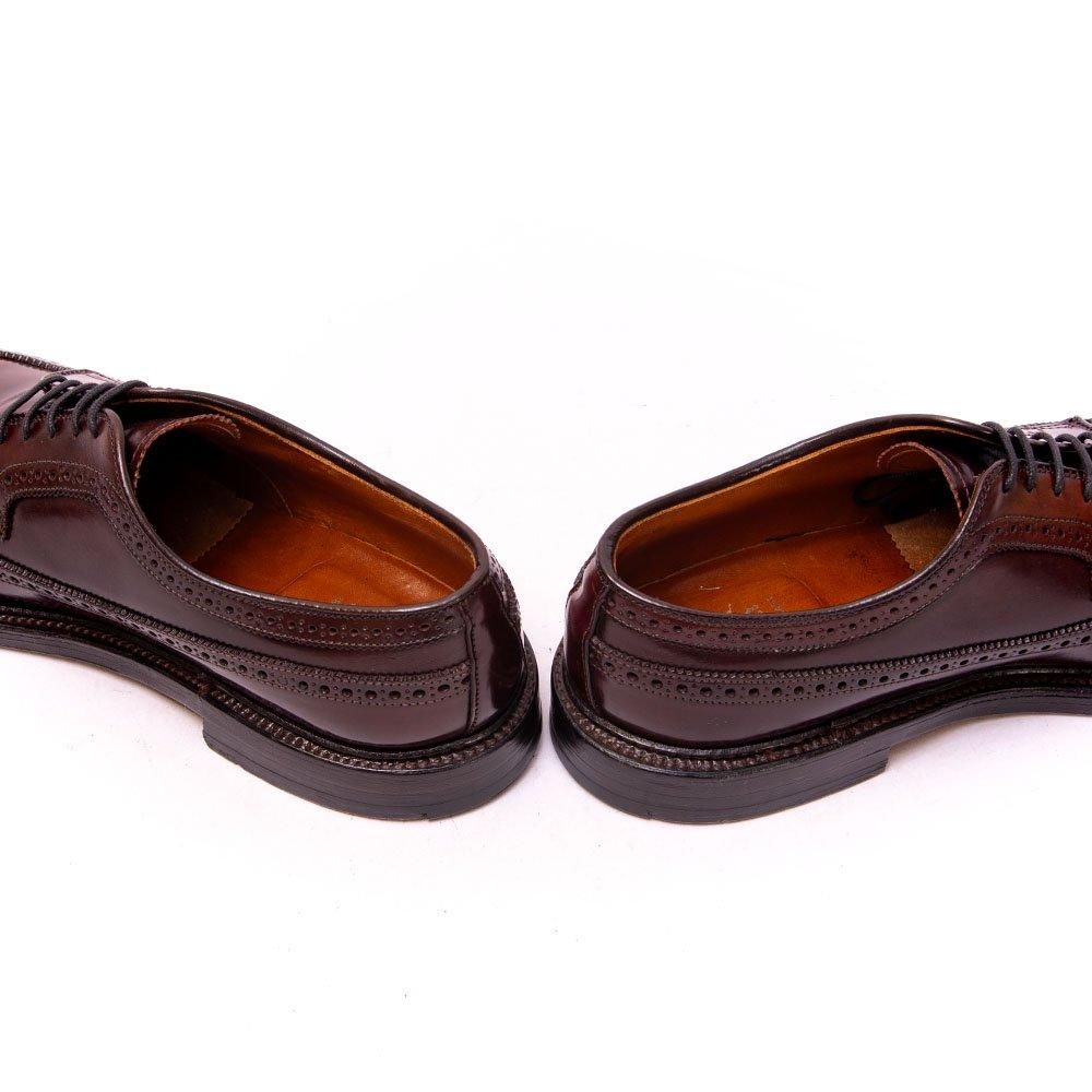 オールデン 975 ロングウイングチップ フルブローグ コードバン