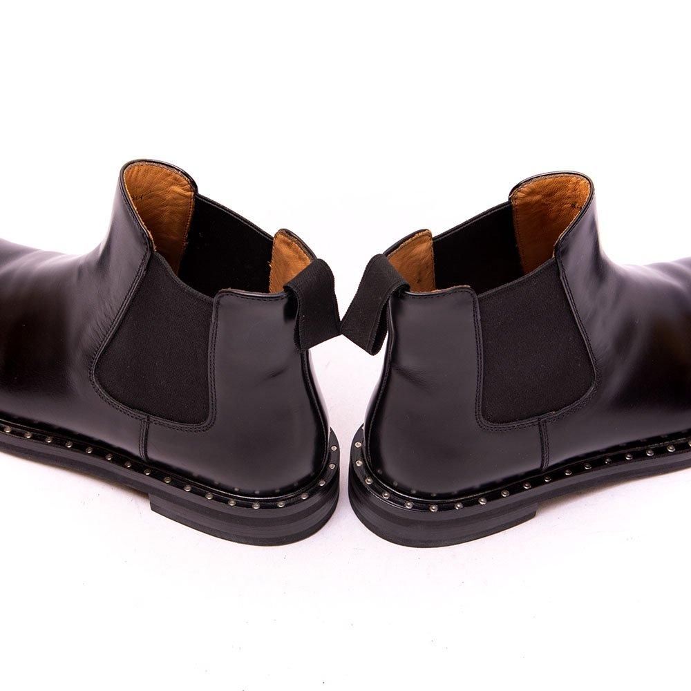 チャーチ NIRAH2 サイドゴアブーツ ブラック メット ロイスカーフ