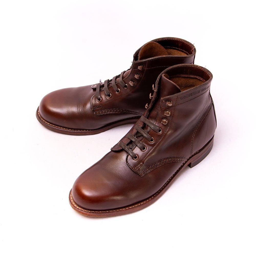 ウルヴァリン 1000マイルブーツ プレーントゥ ブラウン W05301 サイズ