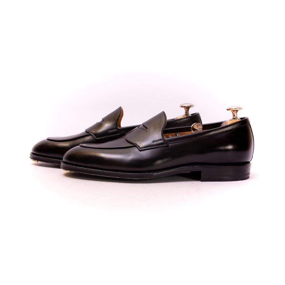 ޥ󥽥 A5290 LONG SADDLE LOAFER ե ֥å 6