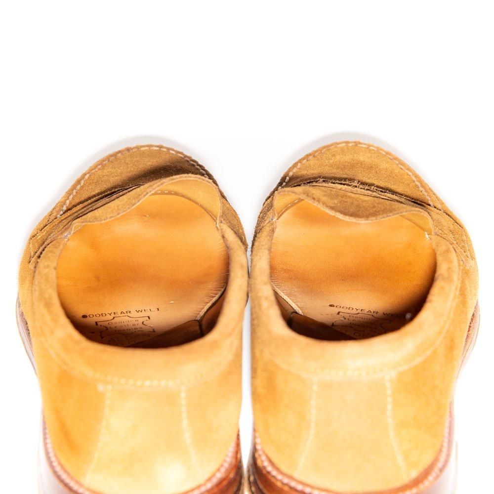 【美品】Alden スエード ローファー 6243F サイズ8D オールデン 6243F コインローファー ブラウン スエード