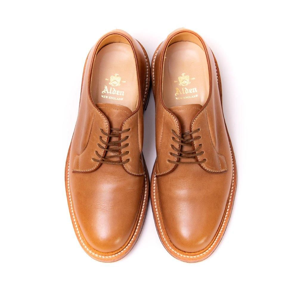 【美品】Alden オールデン　クロムエクセル プレーントゥ　US8.5D オールデン プレーントゥ クロムエクセル ブラック ドレス