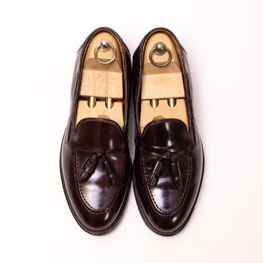 オールデン 06601 タッセルローファー コードバン バーガンディ