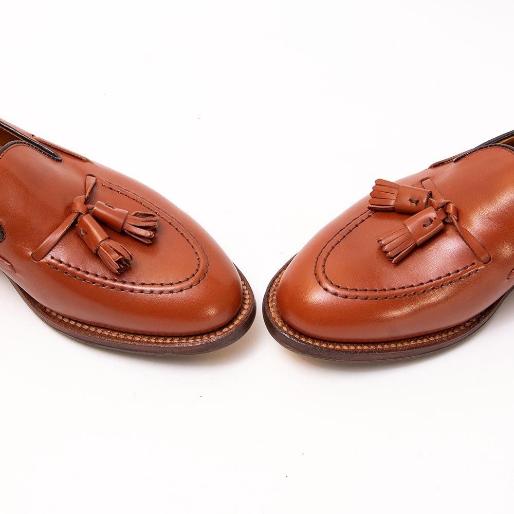 ライトブラウン ナチュラルグレインレザー Mocassinローファー
