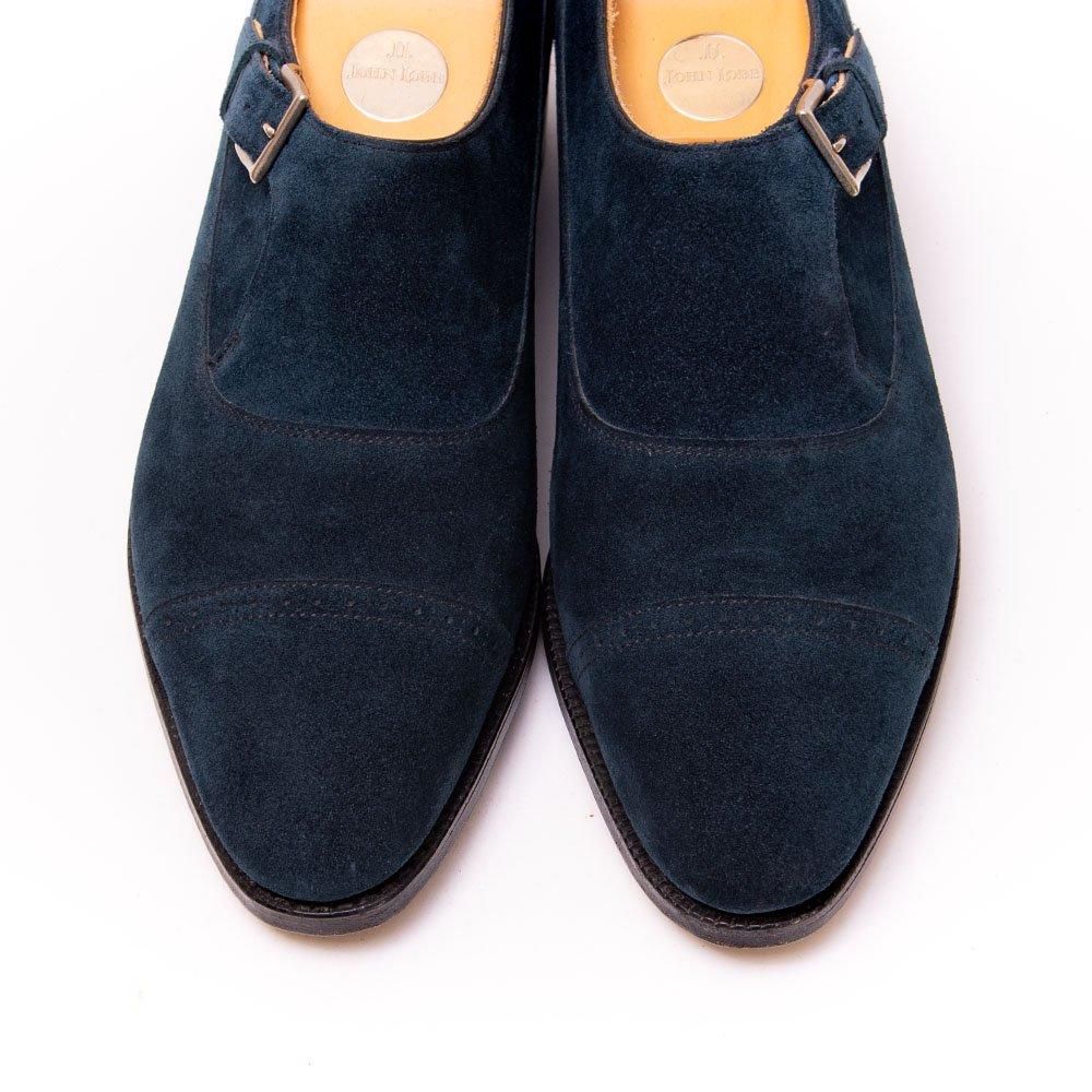 ジョンロブ BERKLEY(バークレー)サイドモンク シングルモンク ブルー