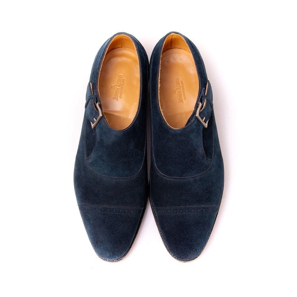 ジョンロブ BERKLEY(バークレー)サイドモンク シングルモンク ブルー