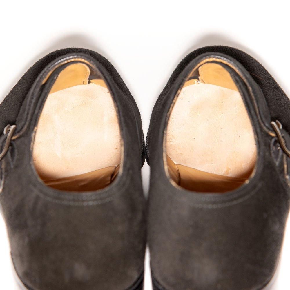 ジョンロブ JERMYN3(ジャーミン3)シングルモンク ブラック スエード