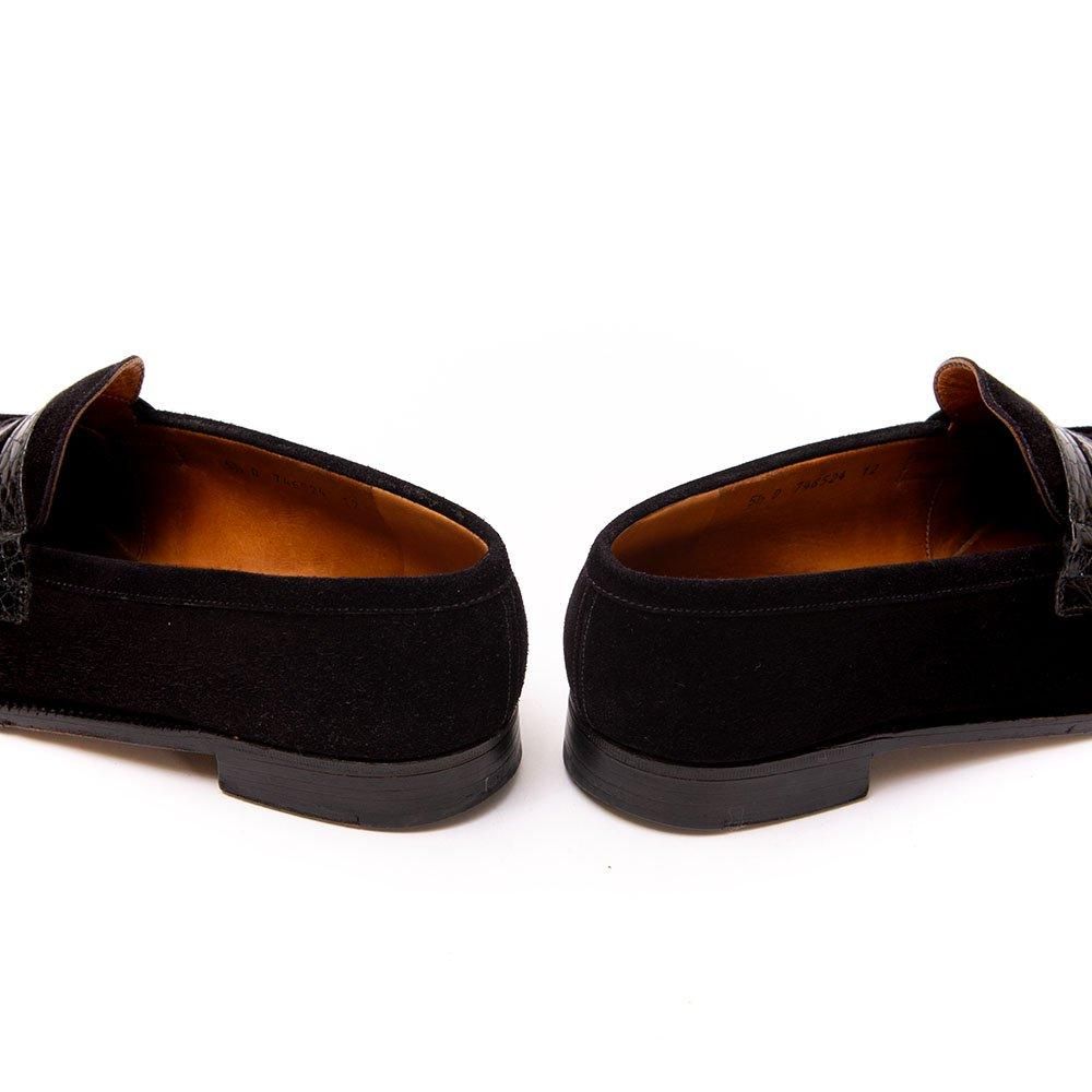 ジェイエムウエストン 180 シグニチャーローファー ブラック コンビ