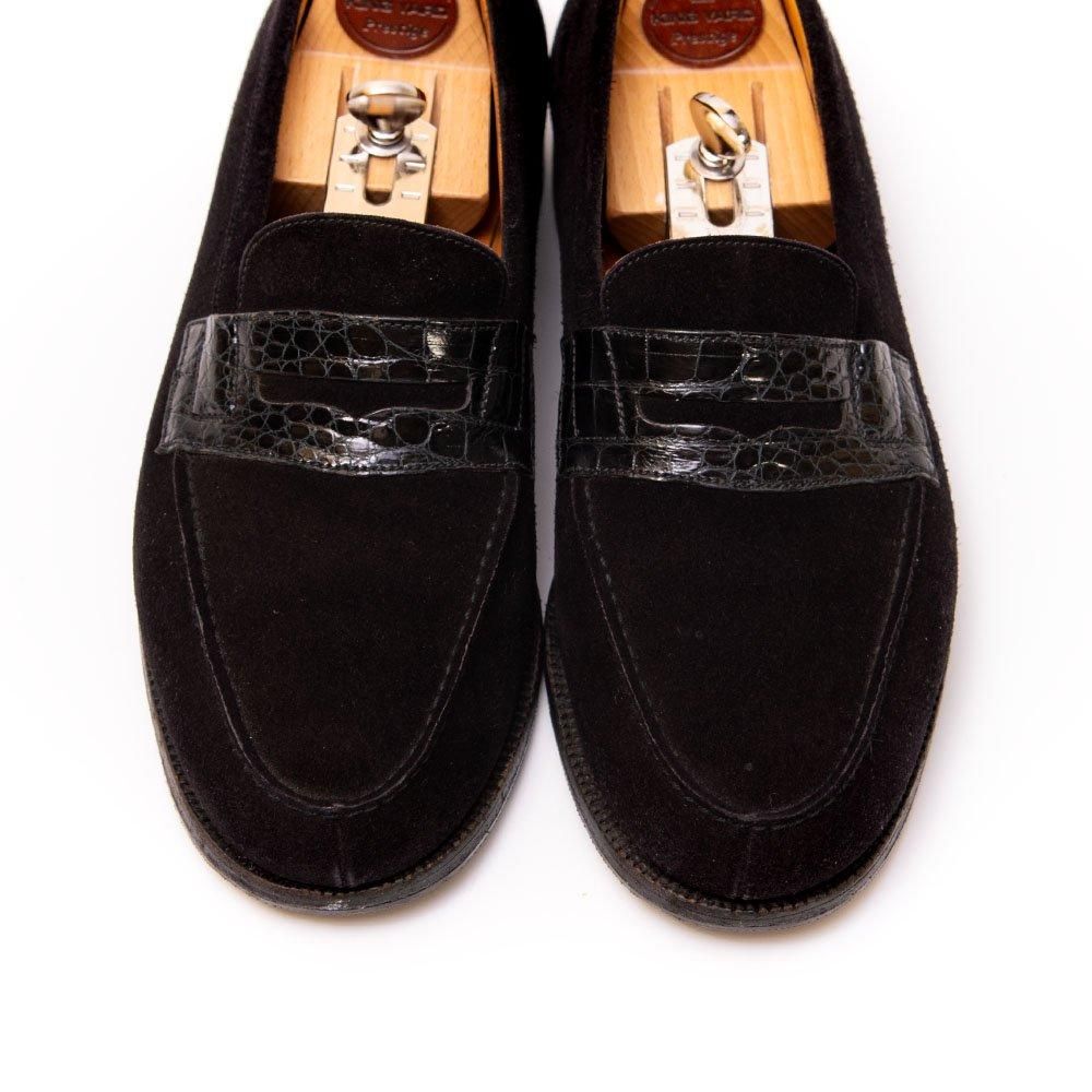 ジェイエムウエストン 180 シグニチャーローファー ブラック コンビ