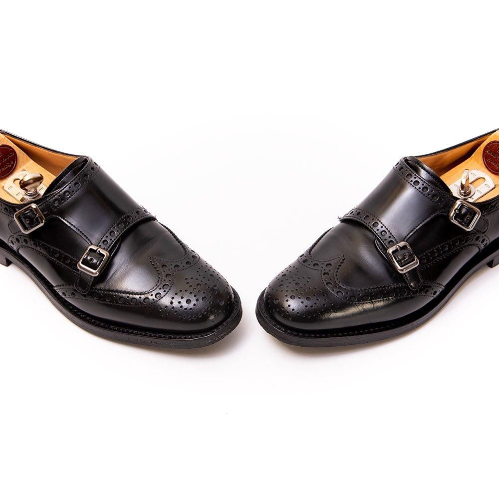 チャーチ LANA(ラナ) ダブルモンク ウイングチップ ブラック