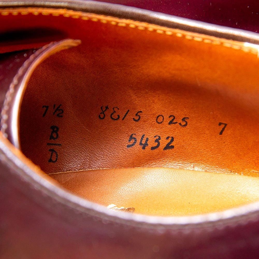 ピ*ル様 オールデン5432 コードバンVチップ（7 1/2） ピ*ル様 オールデン5432 コードバンVチップ（7 1/2） - メルカリ