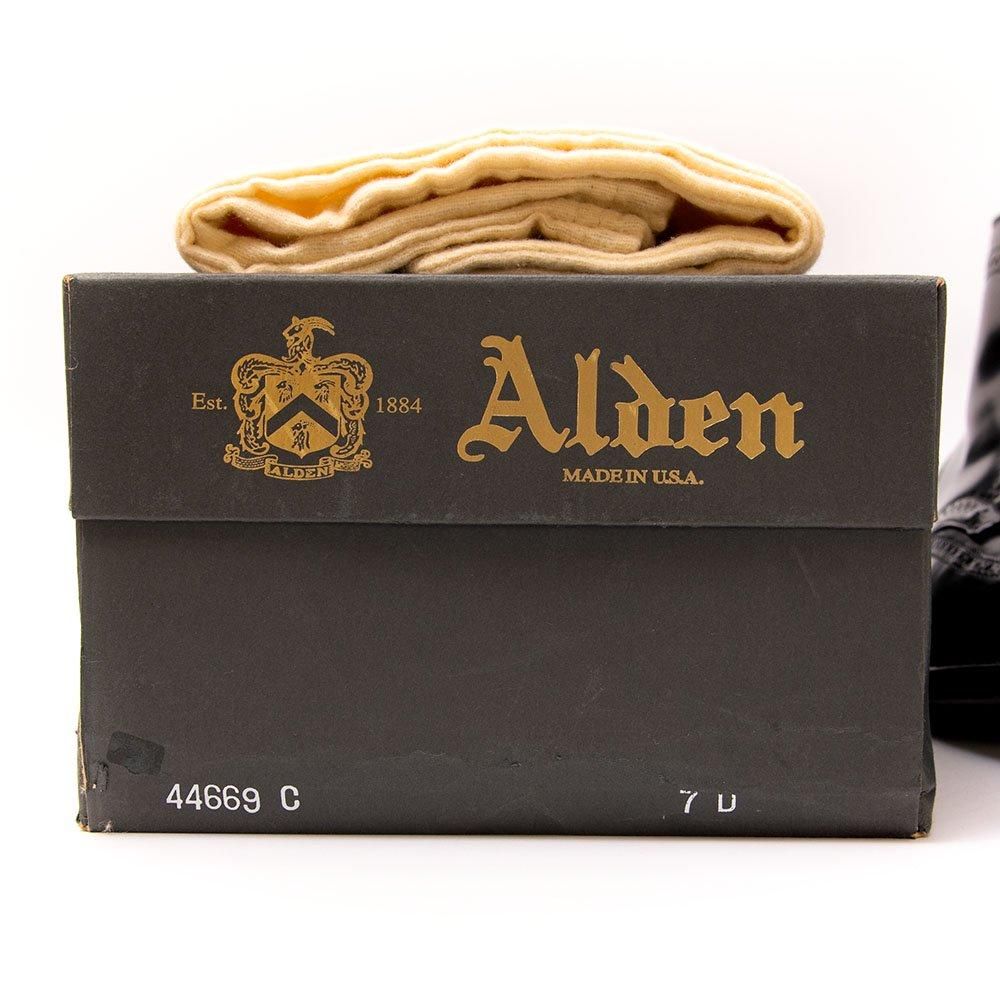 人気✨オールデン コードバン メンズ レースアップブーツ 希少9 1/2サイズ 人気✨オールデン コードバン メンズ レースアップブーツ 希少9 1/2