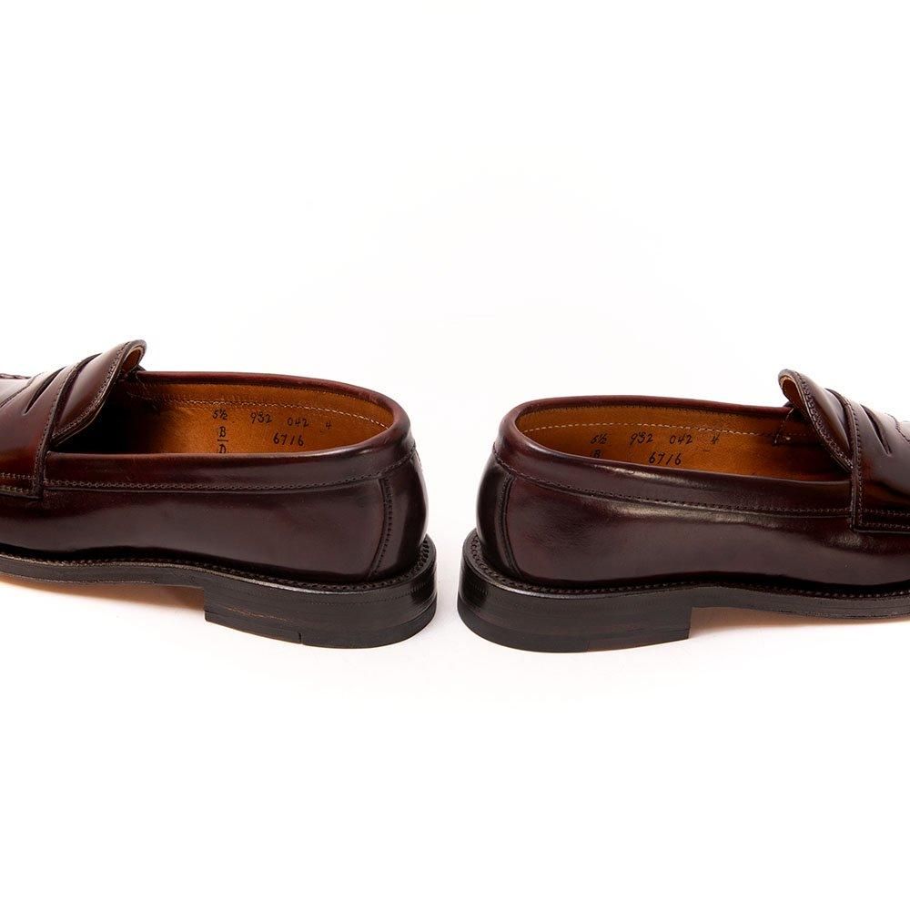 オールデン6716 ペニーローファー　バーガンディ　コードバン　ALDEN ALDEN オールデン #986 8.5E バーガンディ ペニーローファー