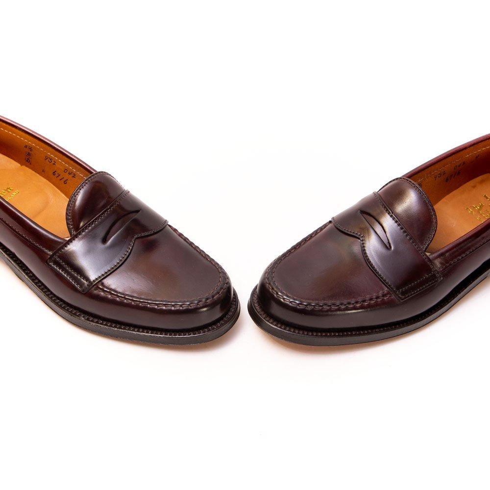 オールデン 6716 コインローファー コードバン バーガンディ