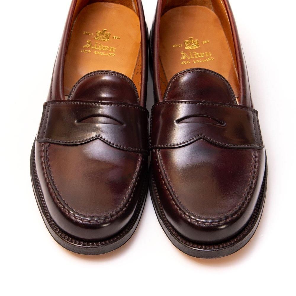 オールデン5.5 B/D オールデン 6716 コインローファー コードバン バーガンディ