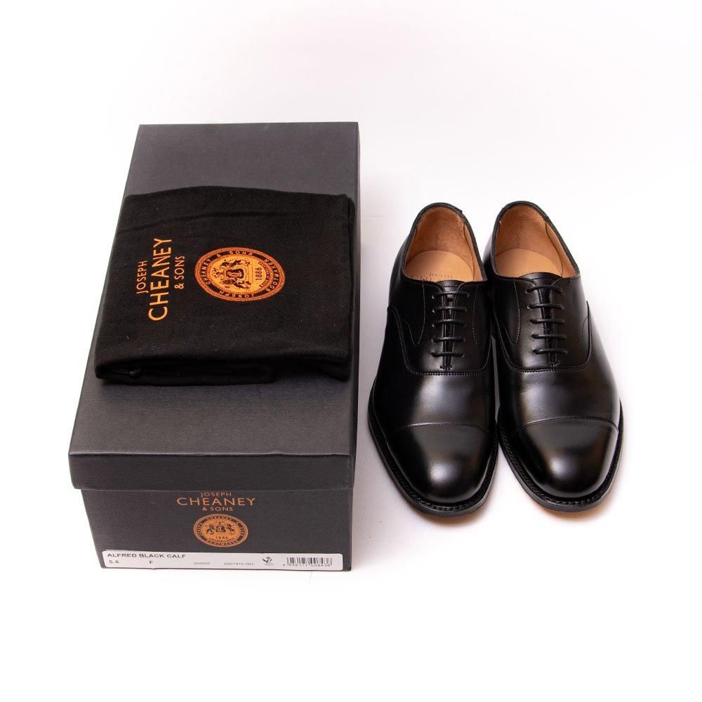 ジョセフ チーニー ALFRED(アルフレッド) ストレートチップ ブラック