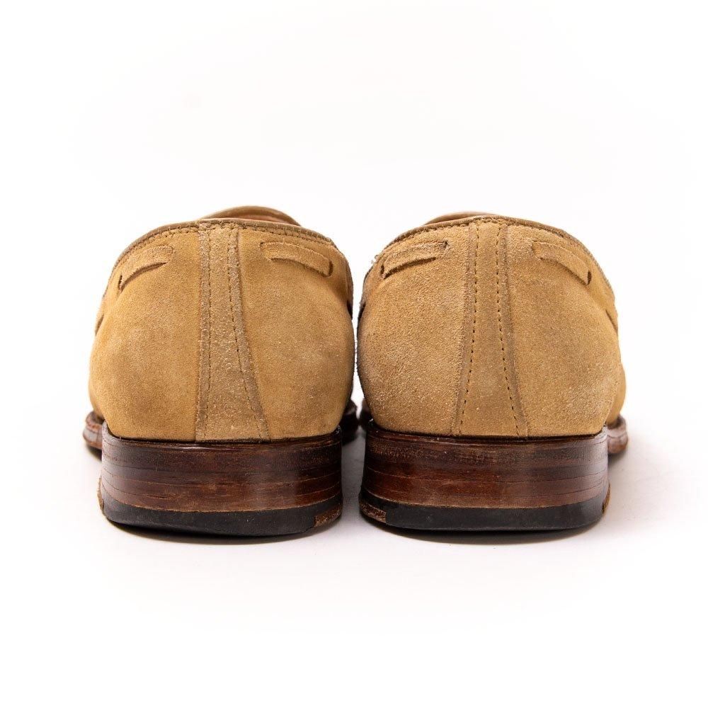 オールデン 3402F タッセルローファー ベージュ スエード