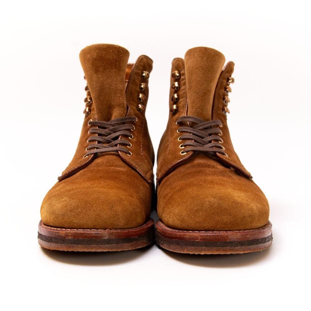 オールデン 46054H レースアップブーツ プレーントゥ スナフスエード