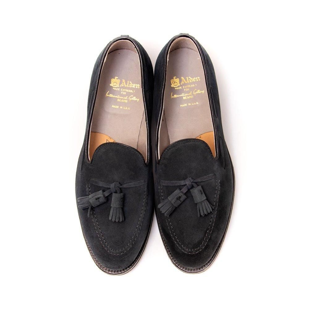 Alden】オールデン 36204F タッセル ローファー ネイビー スエード