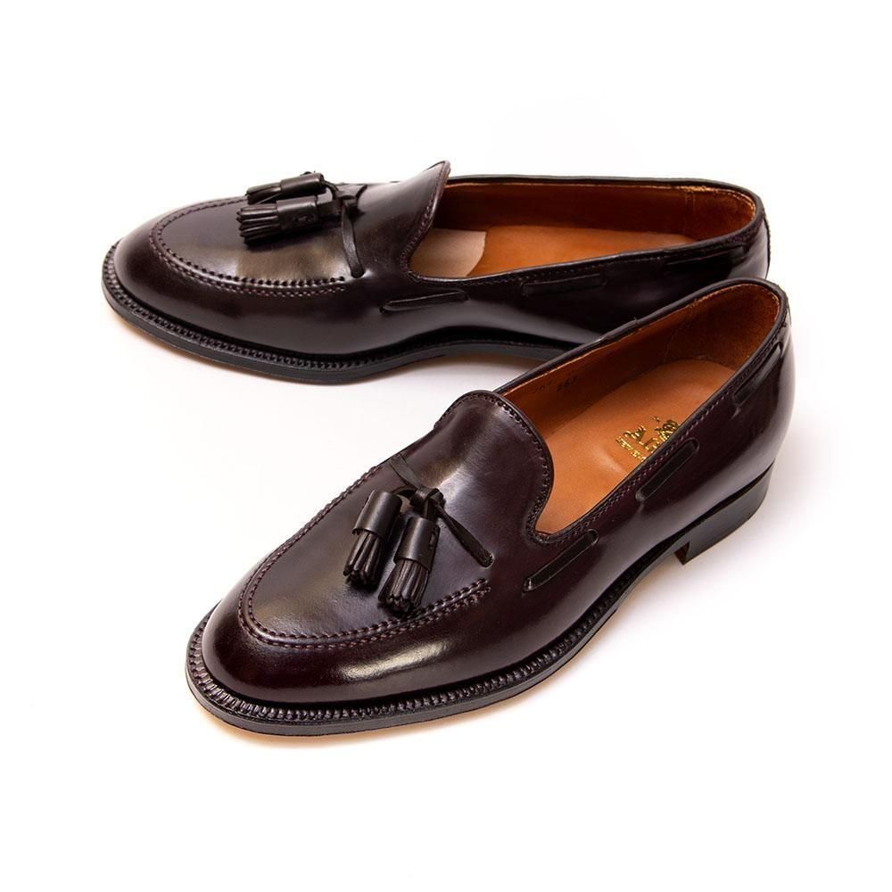 オールデン 563 タッセルローファー バーガンディ コードバン サイズ