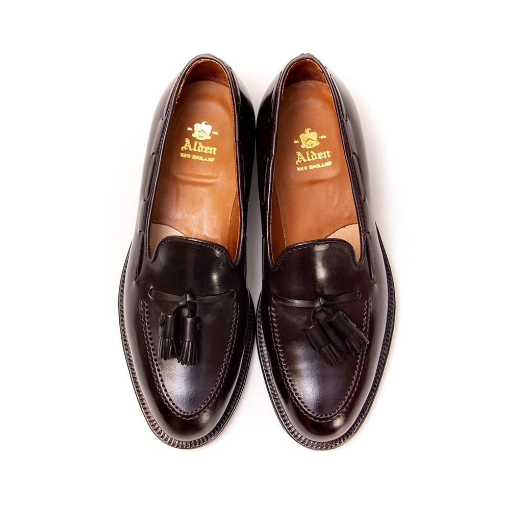 オールデン 563 タッセルローファー バーガンディ コードバン サイズ