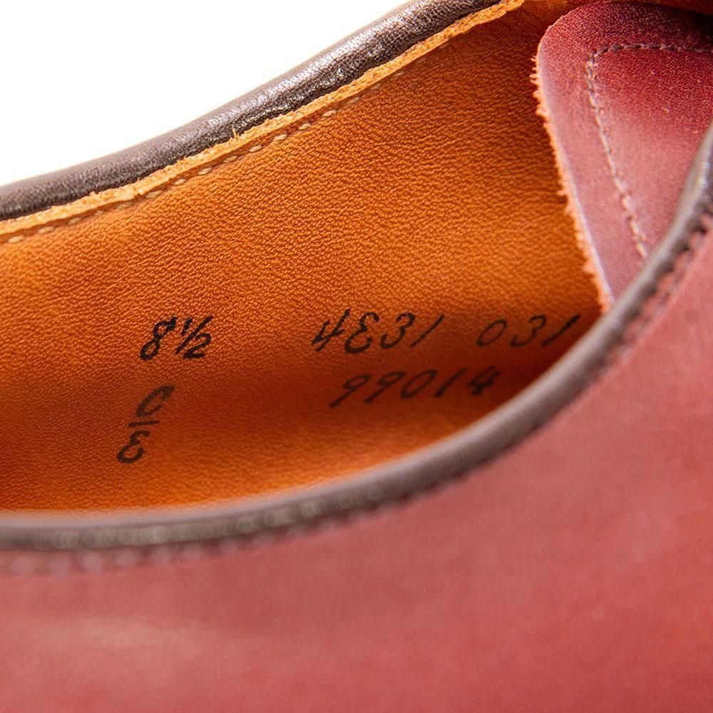 ⭐︎希少モデル⭐︎ Alden アンラインド プレーントゥUS8D ⭐︎希少モデル⭐︎ Alden アンラインド プレーントゥUS8D