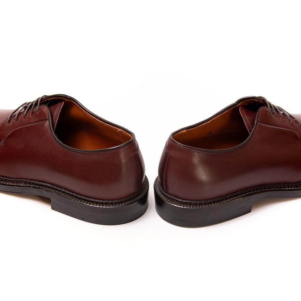 オールデン 99014 プレーントゥ ワインレッド サイズ8.5E - 中古