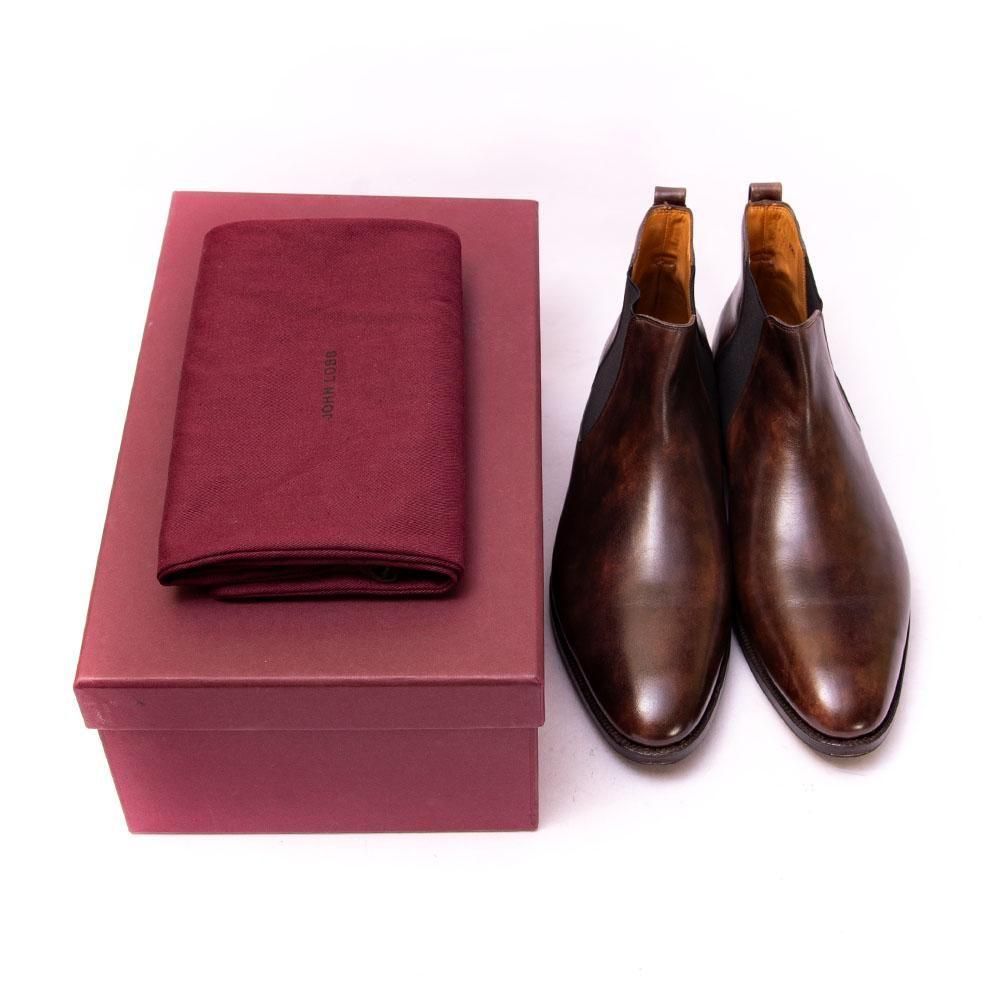 ジョンロブ TUDOR(チューダー)サイドゴアブーツ ダークブラウン